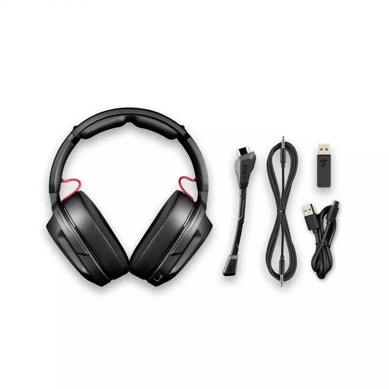 Teufel CAGE PRO Headset Wireless headband Gaming USB Type-C Bluetooth Schwarz