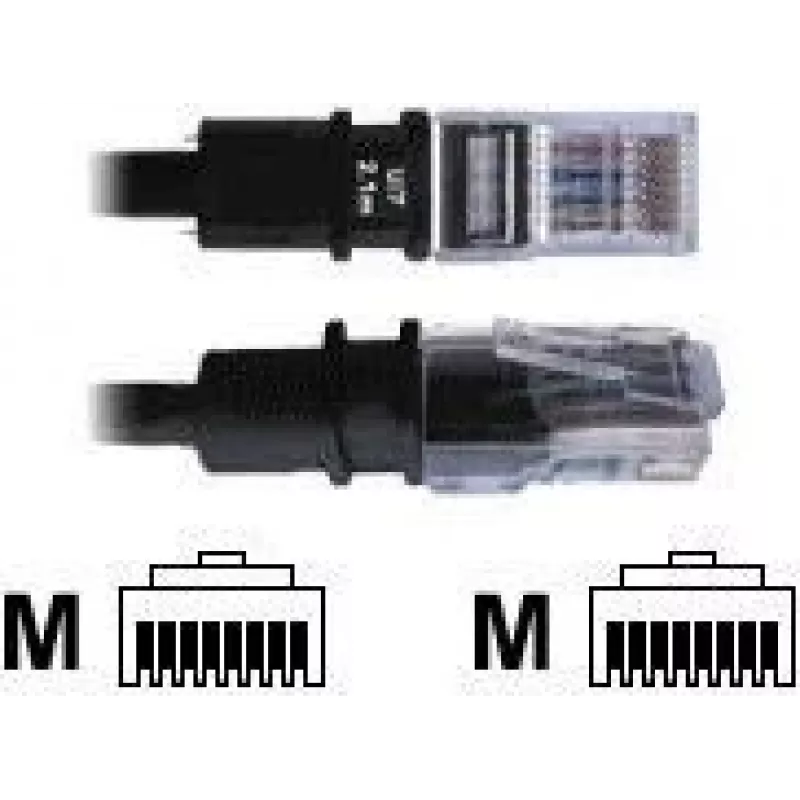 Netzwerkkabel Patchsee Cat5e FTP 1,2 m, schwarz