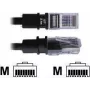 Netzwerkkabel Patchsee Cat5e FTP 1,2 m, schwarz