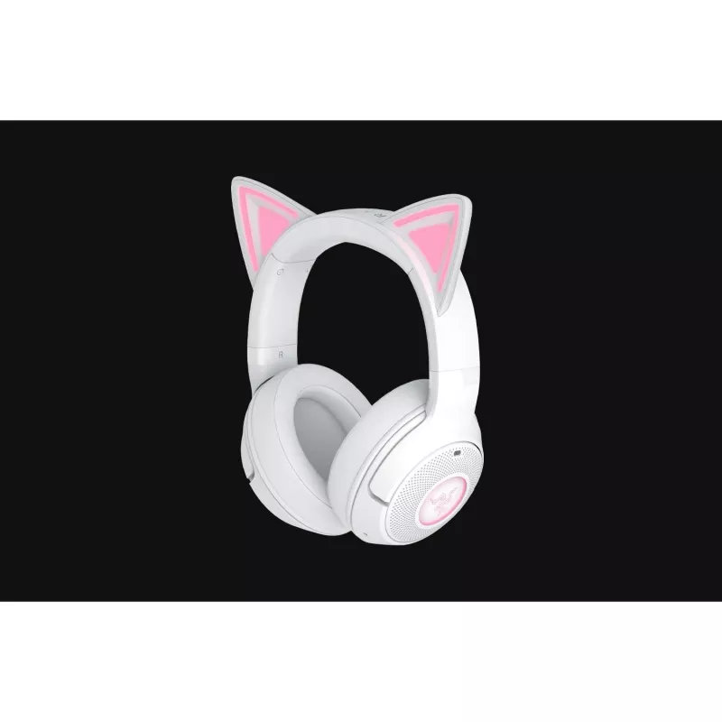 Kabelloses Gaming-Headset Razer Kraken Kitty V2 BT Weiß mit Bluetooth, THX Spatial Audio, RGB-Beleuchtung