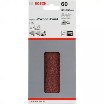 Schleifblatt Bosch C430 Expert für Holz und Lack Grobkorn P60 80x133mm
