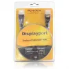 DisplayPort-Kabel DeLOCK 82770 1 m Schwarz Braun