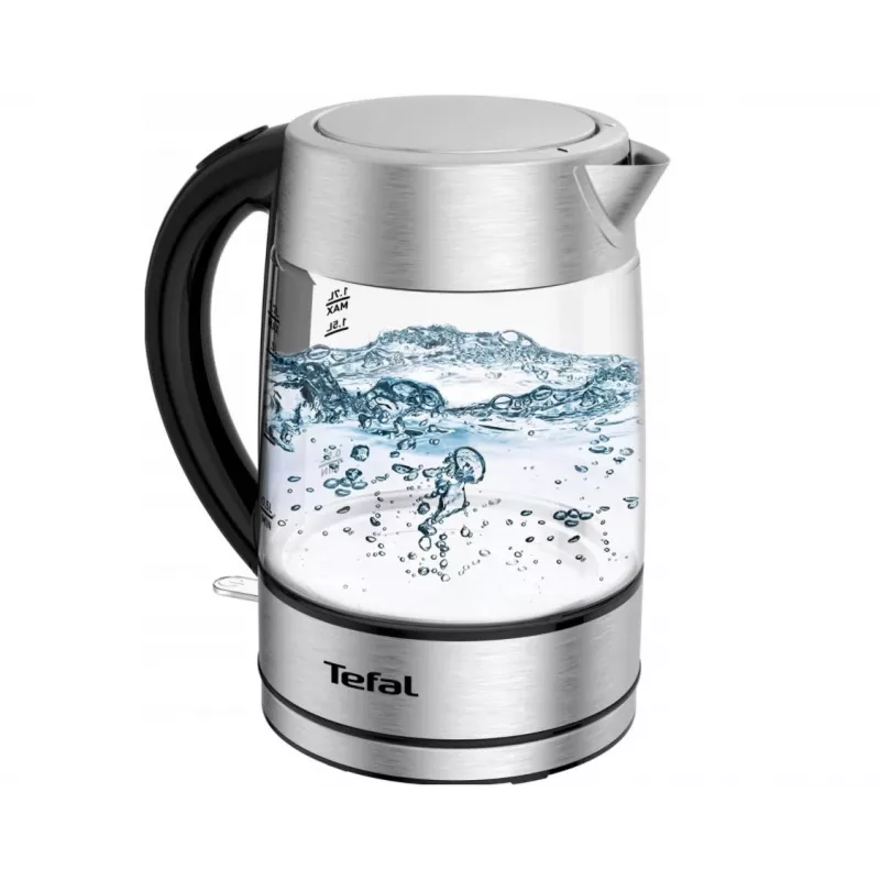 Tefal KI772D Wasserkocher 1,7 l 2400 W Edelstahl, Transparent