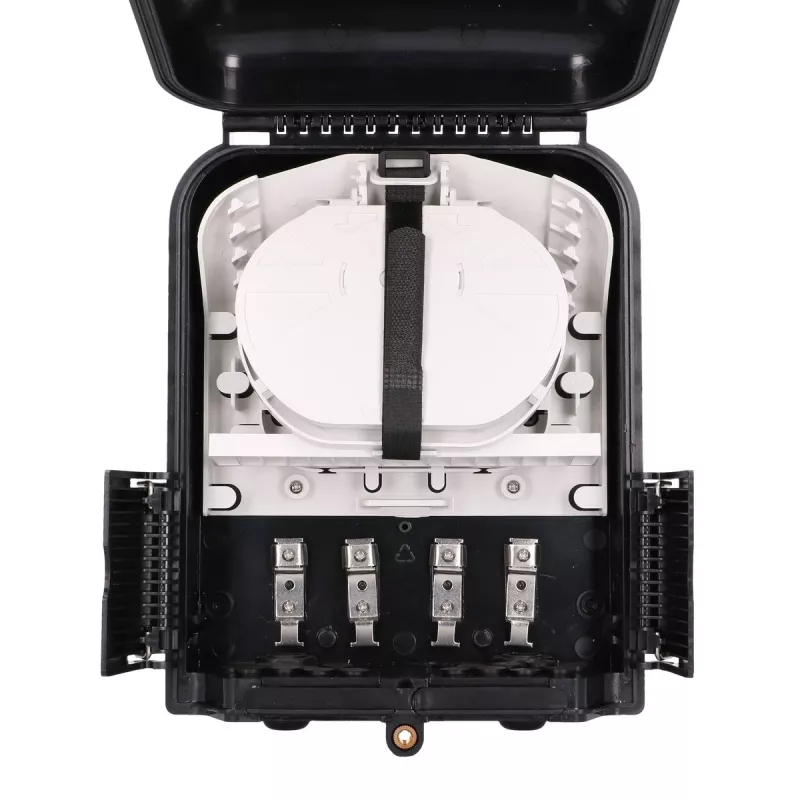 Extralink Glasfaser-Abschlussbox Selene 16 Fasern Schwarz