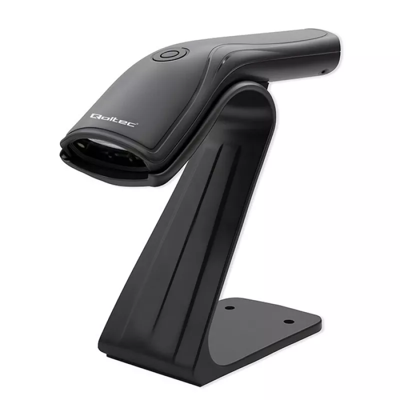 Stationärer Barcode-Leser QOLTEC 50852 1D-Scanning mit USB-Schnittstelle