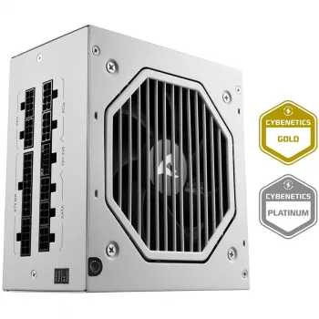 Sharkoon Rebel P20 1200 White 1x 12 Pin High Power Connector 4x PCIe Kabelmanagement PC-/Server-Netzteil