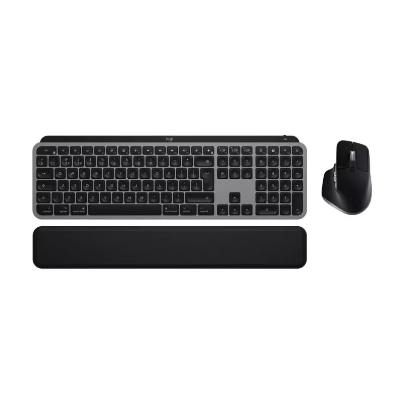 Logitech Master Series MX Keys S Combo für Mac – hintergrundbeleuchtet – kabellos (920-012845)