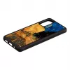 Schutzhülle iKins für Samsung Galaxy S20 – schwarz, Caféterrasse-Design