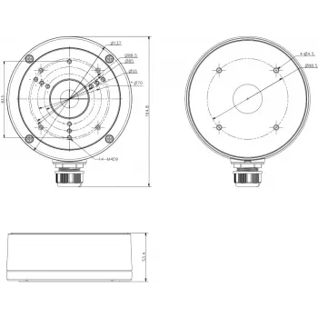HIKVISION DS-1280ZJ-S Schwarz BOX