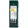 Fineliner Faber-Castell 167115 Multi Schwarz 4 Stück