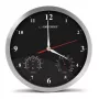 Wanduhr ESPERANZA Washington EHC008K — analog, rund, 30 cm Durchmesser, schwarz, Kunststoffgehäuse, Glasabdeckung