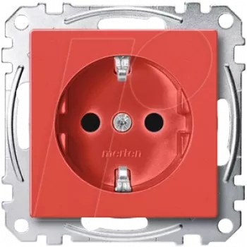 MERTEN SCHUKO-Steckdose 16A MEG2300-0306 Rot für besondere Stromkreise MEG2300-0306 MEG2300-0306 (MEG2300-0306)