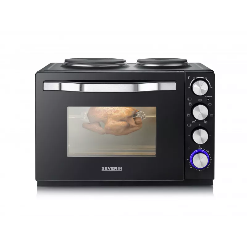 Toaster-Ofen Severin TO 2074 30L 2500W Schwarz Grill