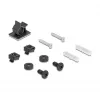 Verteilerkasten DELOCK Easy 45 Modulhalter für Tisch- oder Wandmontage, Metall, schwarz, 2x22,5x45 mm oder 1x45x45 mm