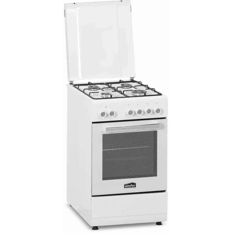 Einbau-Gaskochfeld und Elektrobackofen SIMFER 5405SERBB, Kombigerät, Breite 50 cm, Energieeffizienzklasse A