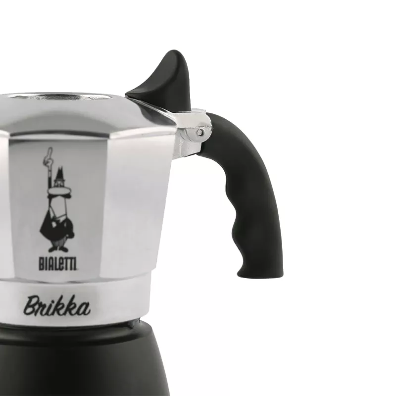 Moka-Kanne Bialetti Brikka 0,17 L — Espressokocher für den Herd, 4 Tassen, Aluminium, nicht für Induktion geeignet