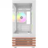 PC Micro Tower Gehäuse THERMALTAKE View 170 WS ARGB Snow — Micro ATX, weiß, 2x120mm Seite, 1x120mm Rückseite, Netzteil unten, unterstützt 2,5 Zoll/3,5 Zoll