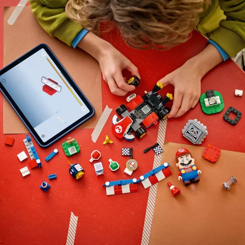 LEGO Konstruktionsspielzeug 72043 Super Mario Interaktiver Mario Kart mit Standard-Kart
