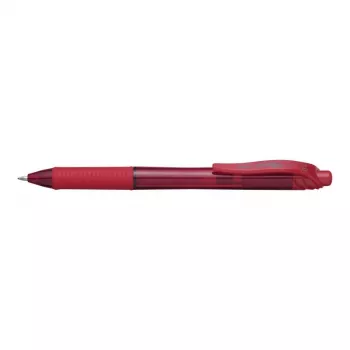 Clip-on einziehbarer Kugelschreiber Pentel Energel X 1.0 Rot