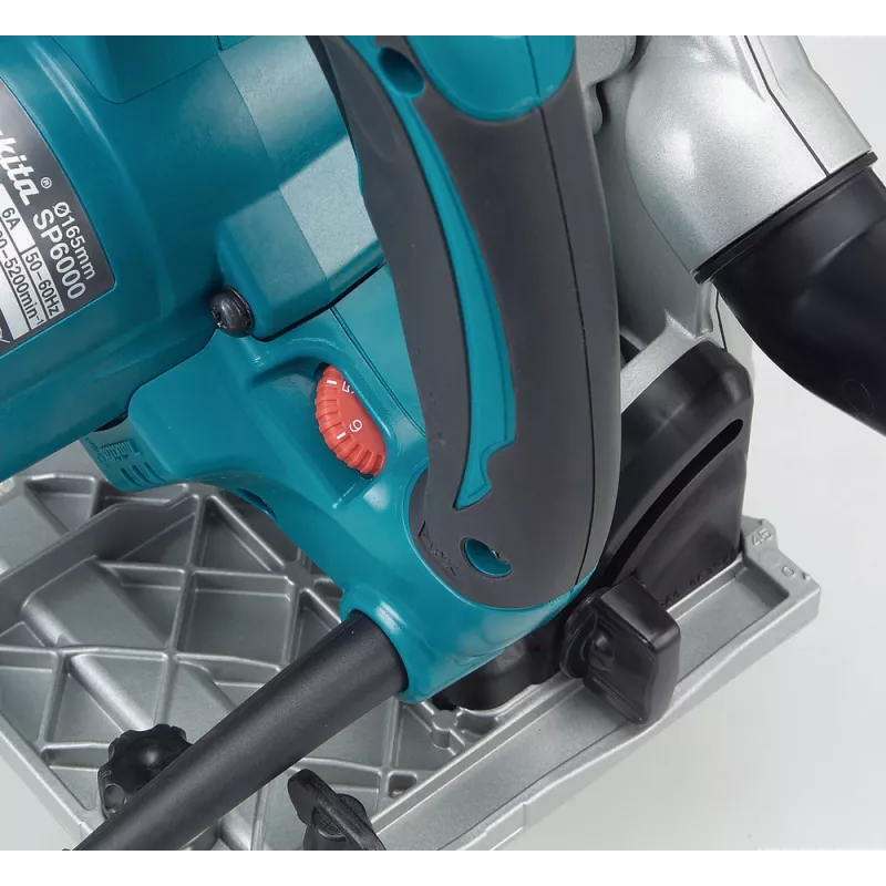 Makita SP6000J tragbare Handkreissäge 16,5 cm Schwarz, Blau 6400 U/min 1300 W