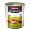 Nassfutter für Hunde animonda GranCarno Rind + Kaninchen mit Kräutern 800 g, adult, Dose