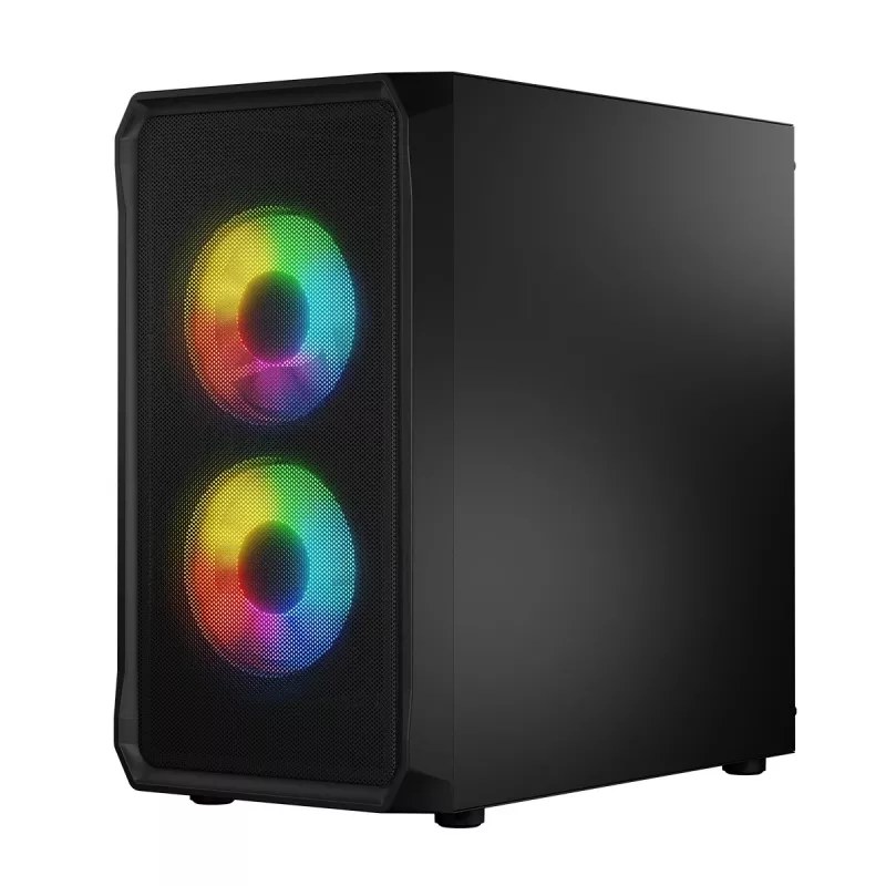 Computer-Gehäuse Logic Concept Portos Mini ARGB Micro ATX Schwarz