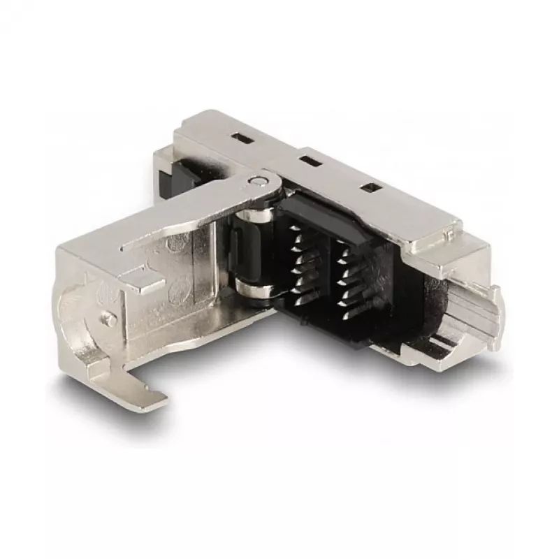 DeLOCK RJ45-Stecker auf LSA Cat.6A werkzeugfrei mit Zugentlastung