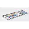 Tastatur Logickeyboard ALBA Universal USB AZERTY French Silver
