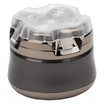 Herren-Rotationsrasierer Jata JBMA1444 — 5 Rotationsscherköpfe, Li-Ion 1200 mAh, Nass- & Trockenrasur, Chrom