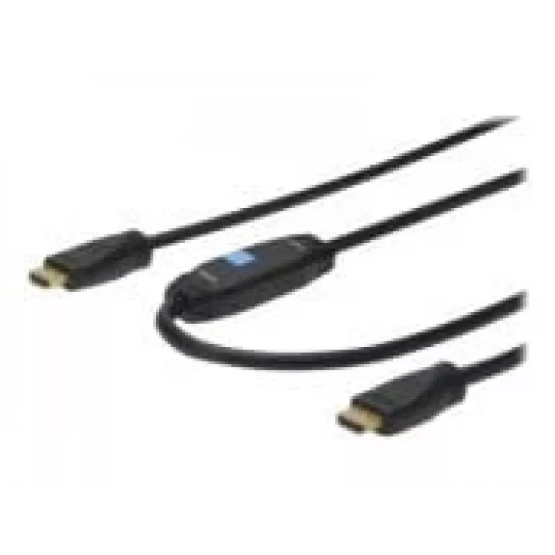 Digitus HDMI High Speed Verbindungskabel mit Ethernet und Signalverstärker