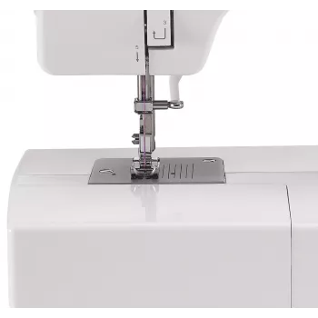 SINGER automatische Nähmaschine Promise 1412 — elektrisch, 12 integrierte Stiche, Drehwahlschalter, weiß