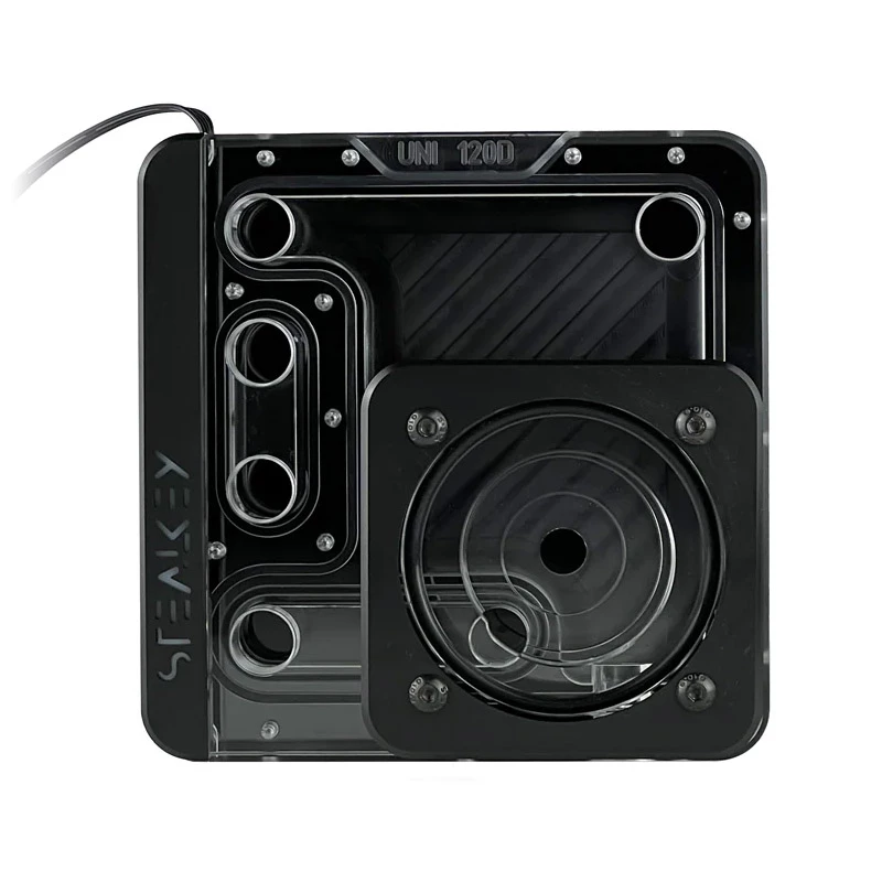 Stealkey Customs SK-UNI 120D Distroplate D-RGB – Schwarz Edition