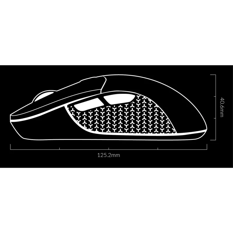 Gaming-Maus Keychron M3 Rechtshänder RF Wireless + Bluetooth Optisch 26000 DPI Weiß
