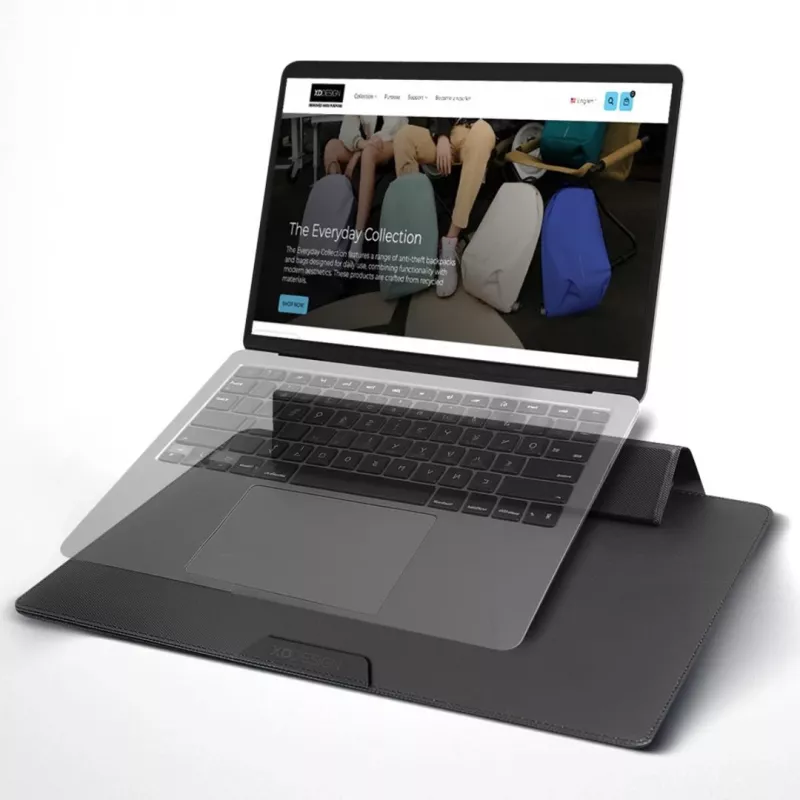 Laptophülle XDDESIGN P706.201 für 35,6 cm (14 Zoll) Bildschirme, Schwarz, Reiseetui, 414 g
