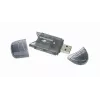 USB 2.0 Kartenleser Gembird FD2-SD-1 — MMC/SD/SDHC/SDXC, 73×30×10 mm, 13 g, Schwarz