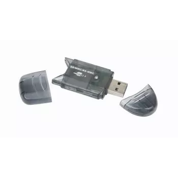 USB 2.0 Kartenleser Gembird FD2-SD-1 — MMC/SD/SDHC/SDXC, 73×30×10 mm, 13 g, Schwarz