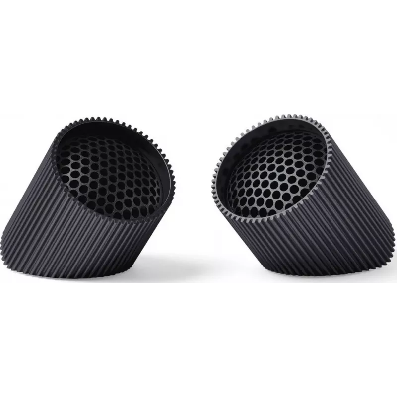 LEXON | Ray Speaker Magnetisches Lautsprecher-Set | LA132MN3 | 2x3 W | Wasserdicht | Bluetooth | Schwarz | Tragbar | Kabellose Verbindung