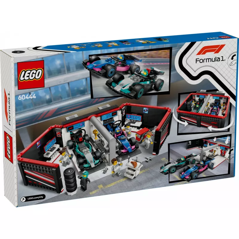 LEGO CITY 60444 F1 Garage & Mercedes-AMG & Alpine Autos