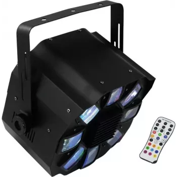 Beleuchtungskörper EUROLITE Flower Effect Light FE-700 LED 7 Farben, kompakter Bühnen-/Discoeffekt