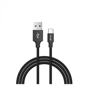 USB-Datenkabelset Devia Pheez Series Micro – 3er-Pack: 25 cm, 1 m, 2 m – Schwarz