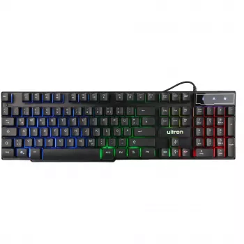 Gaming-Set Ultron HAWK Tastatur Maus QWERTZ Deutsch Schwarz Rot Weiß