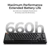 Mechanische Tastatur Keychron V1 Ultra 8K — 75 % QWERTY, Bluetooth, Kabelgebunden, RGB, Schwarz