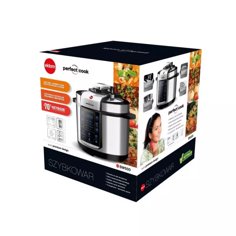 ELDOM SW500 PERFECT COOK 5 L Edelstahl 900 W