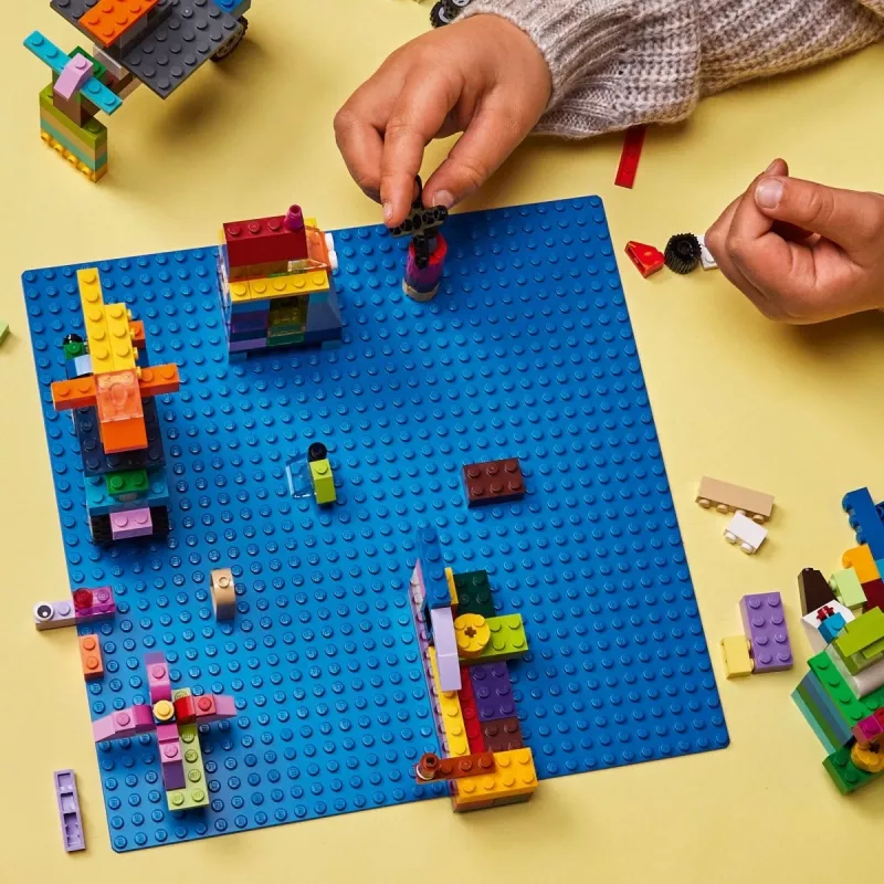 LEGO Bauplatte 11025 — blaue Grundplatte 32x32 Noppen, 250×250 mm
