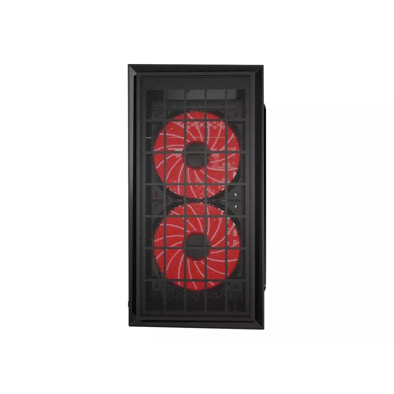 GEMBIRD CCC-FORNAX-950R Gaming-Design PC-Gehäuse 3 x 12 cm Lüfter rot