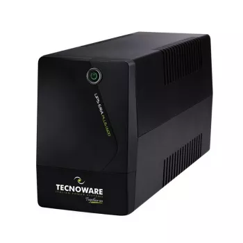 Tecnoware Era Plus 1600 FGCERAPL1602SCH Line-Interactive-USV, 1600 VA / 1200 W, Sinuswelle, Schuko, 12V-11Ah-Akku