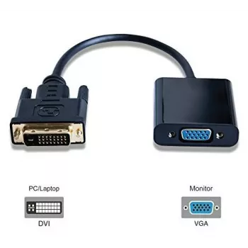 Microconnect DVIDVGA Videokabel-Adapter 0,25 m DVI-D VGA (D-Sub) Schwarz