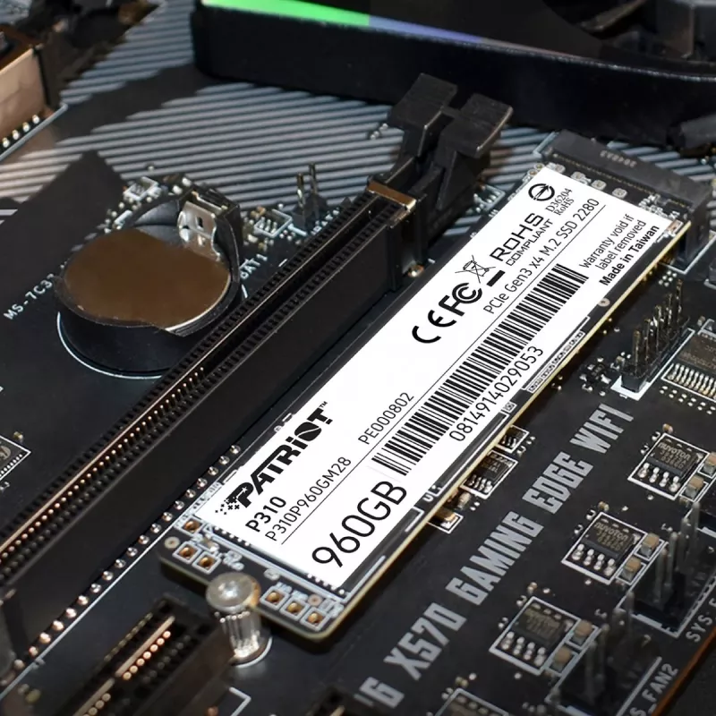 SSD-Laufwerk Patriot Memory 960 GB M.2 PCI Express 4.0 NVMe P310P960GM28