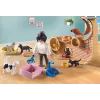 Playset PLAYMOBIL My Life 71744 Katzen-Café mit Figuren, Spielset für Kinder