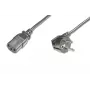 Netzkabel Digitus AK-440100-018-S 1,8 m CEE7/7 auf IEC C13